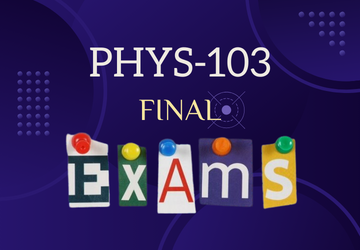 فيز103 – اختبارات الفاينال Phys 103 – Final Exams